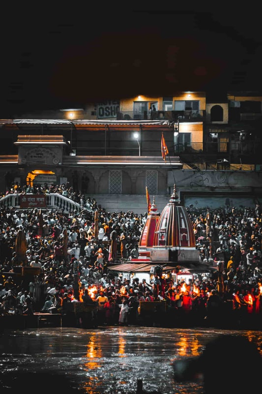 Ganga aarti evenings